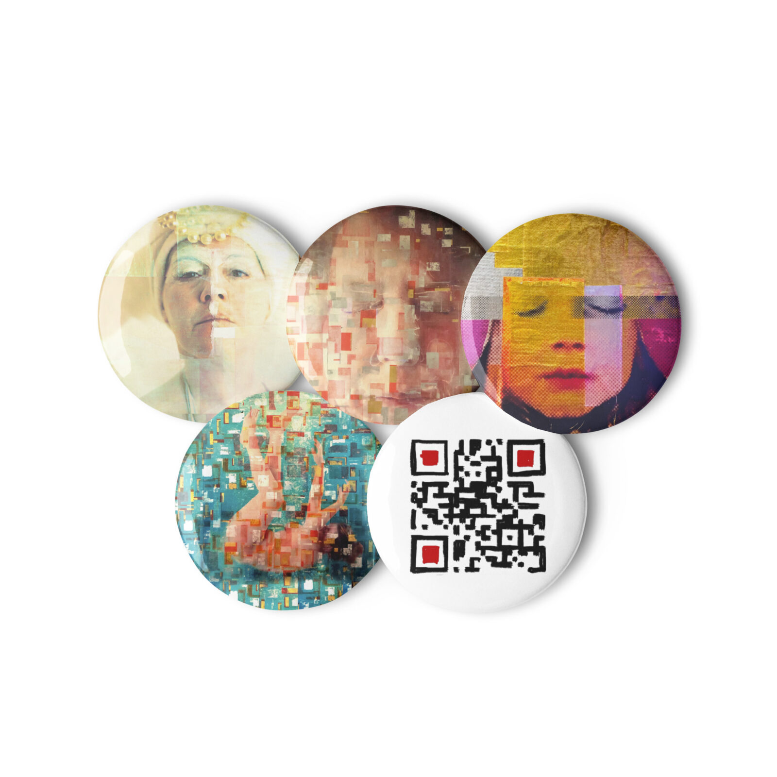 Set of pin buttons Adventures of A Fluctuous Woman - Afbeelding 4