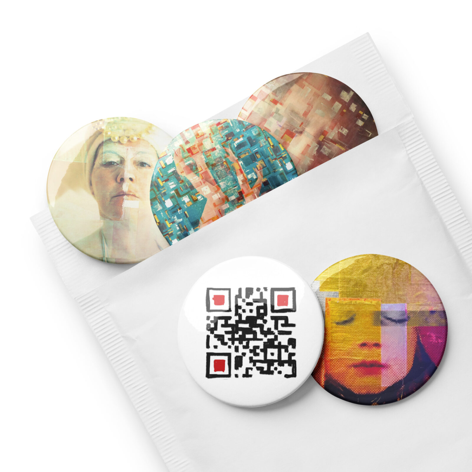 Set of pin buttons Adventures of A Fluctuous Woman - Afbeelding 5